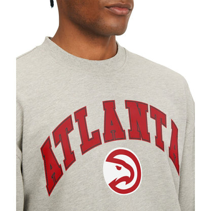 Atlanta Hawks Tommy Jeans James Patch Pullover Sweatshirt - Gray cheap