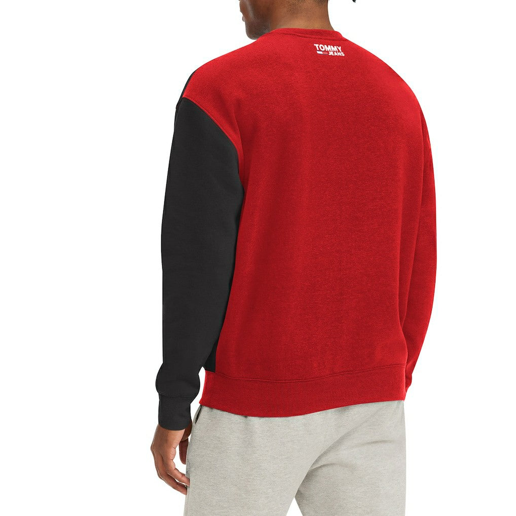 Atlanta Hawks Tommy Jeans Keith Split Pullover Sweatshirt - Red/Black sale