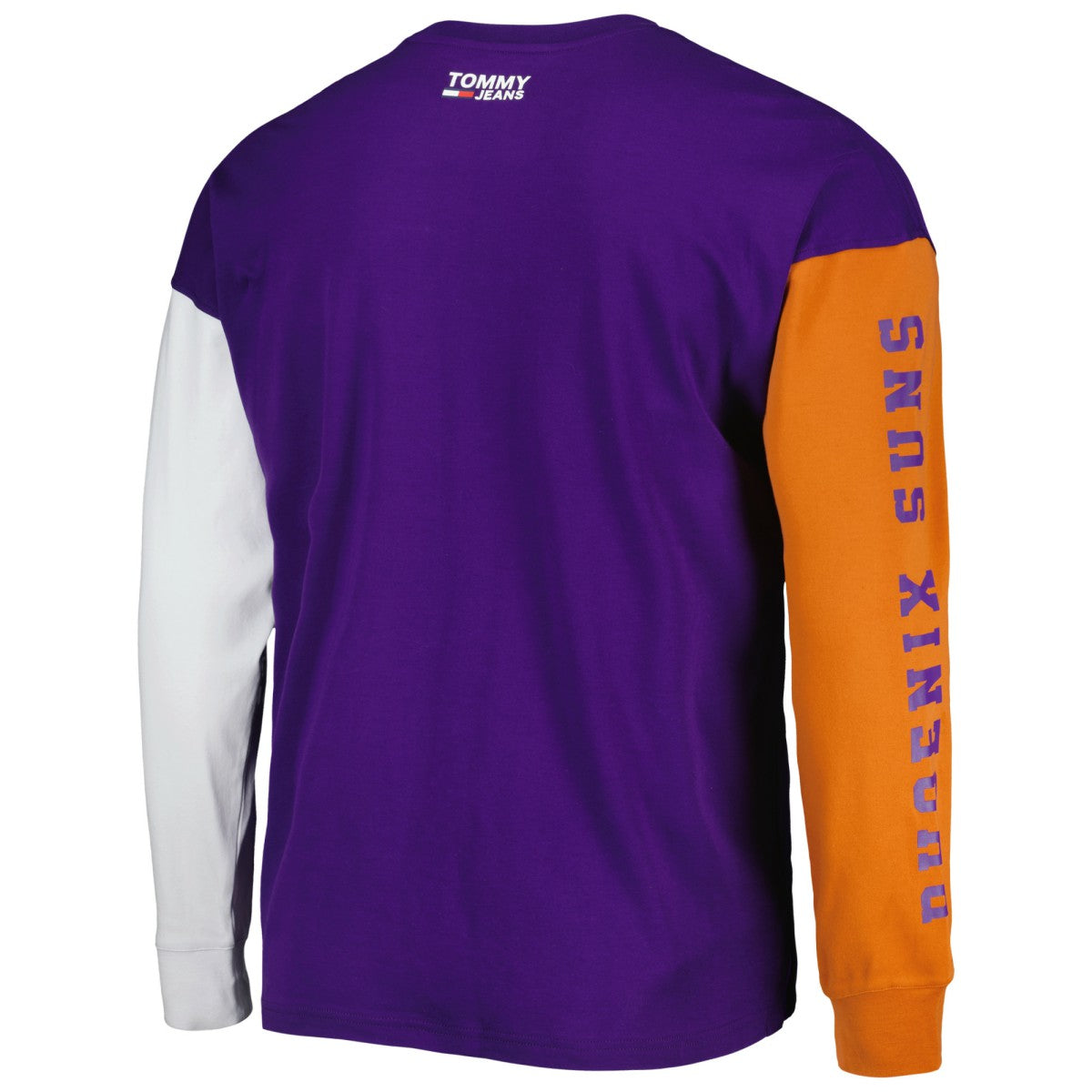 Phoenix Suns Tommy Jeans Richie Color Block Long Sleeve T-Shirt - Purple sale