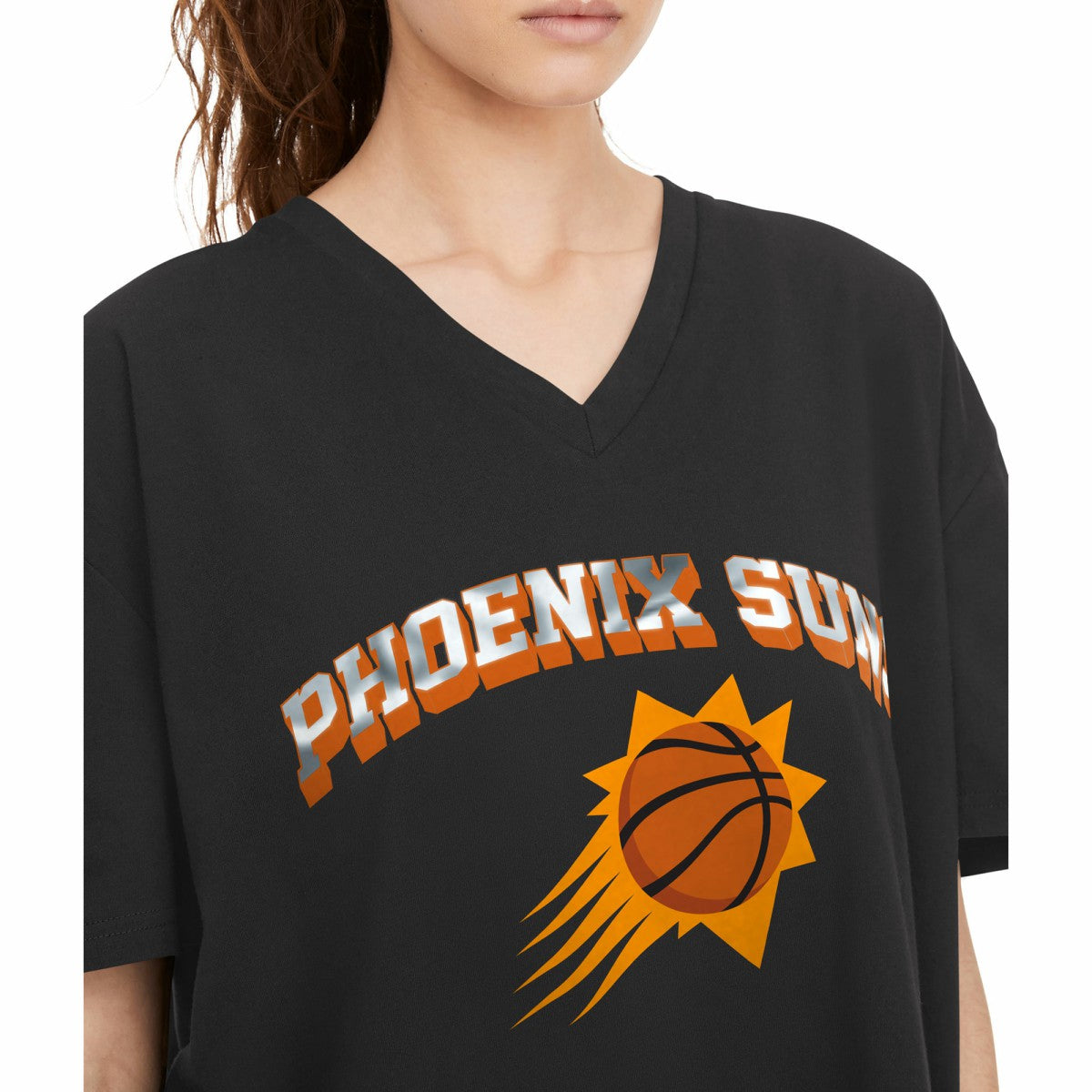 Phoenix Suns Tommy Jeans Women's Ashley V-Neck T-Shirt - Black online