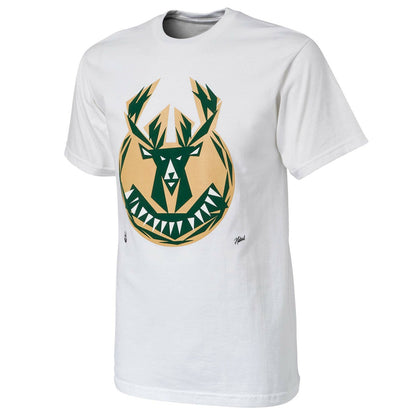 Milwaukee Bucks NBA x Naturel No Caller ID T-Shirt - White online