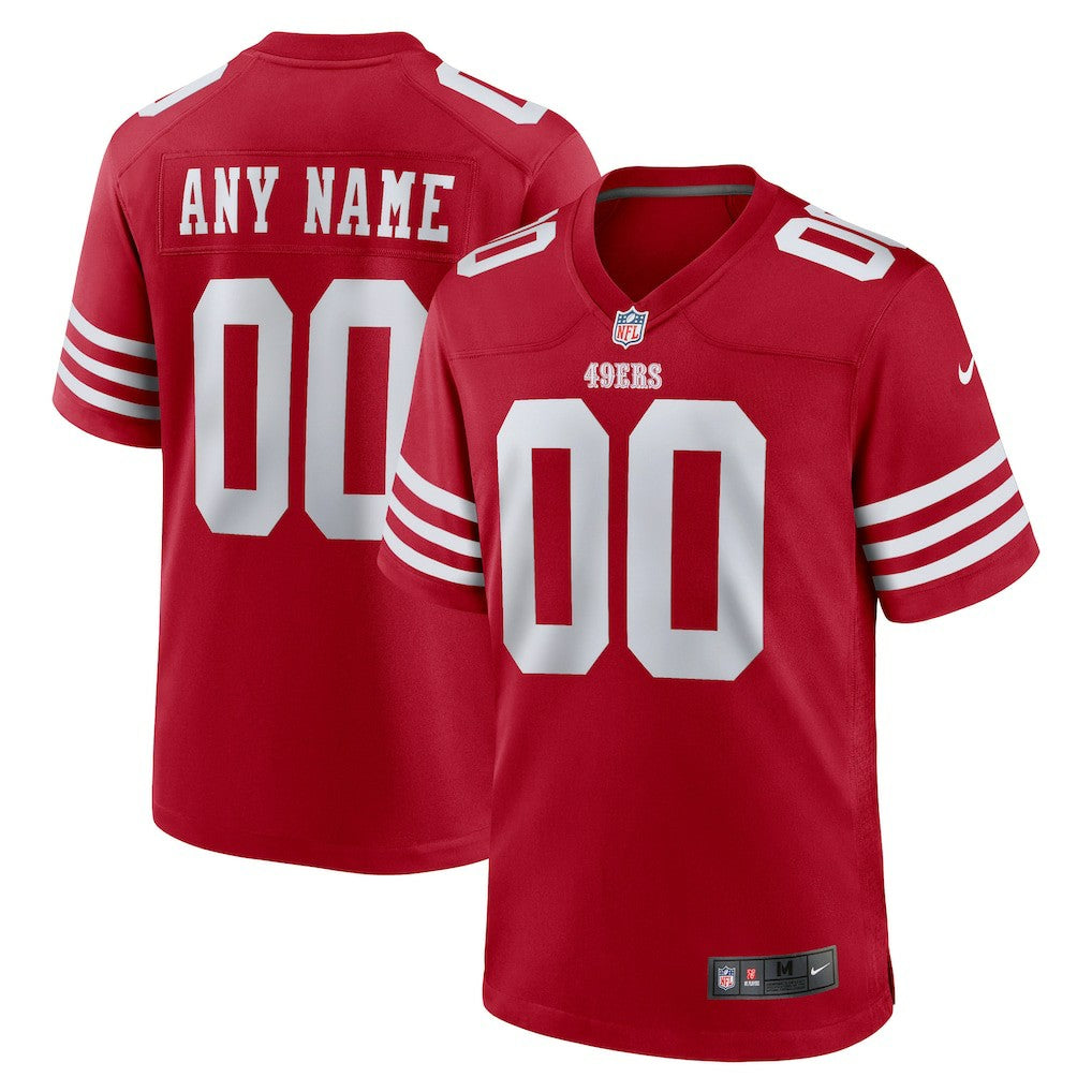 San Francisco 49ers Custom Jersey - Scarlet | Nike online