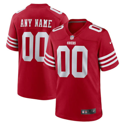 San Francisco 49ers Custom Jersey - Scarlet | Nike online