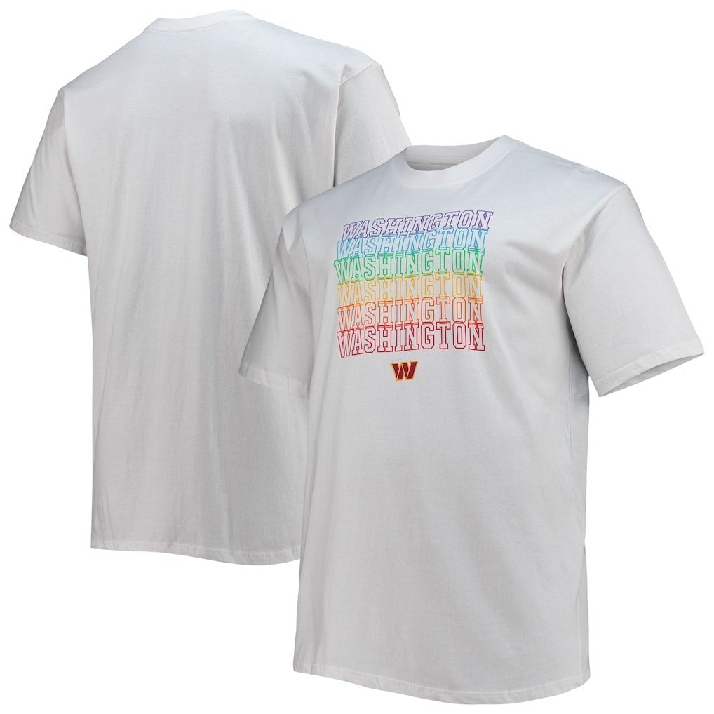 Washington Commanders Big & Tall City Pride T-Shirt - White online