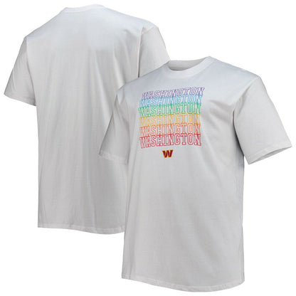 Washington Commanders Big & Tall City Pride T-Shirt - White online
