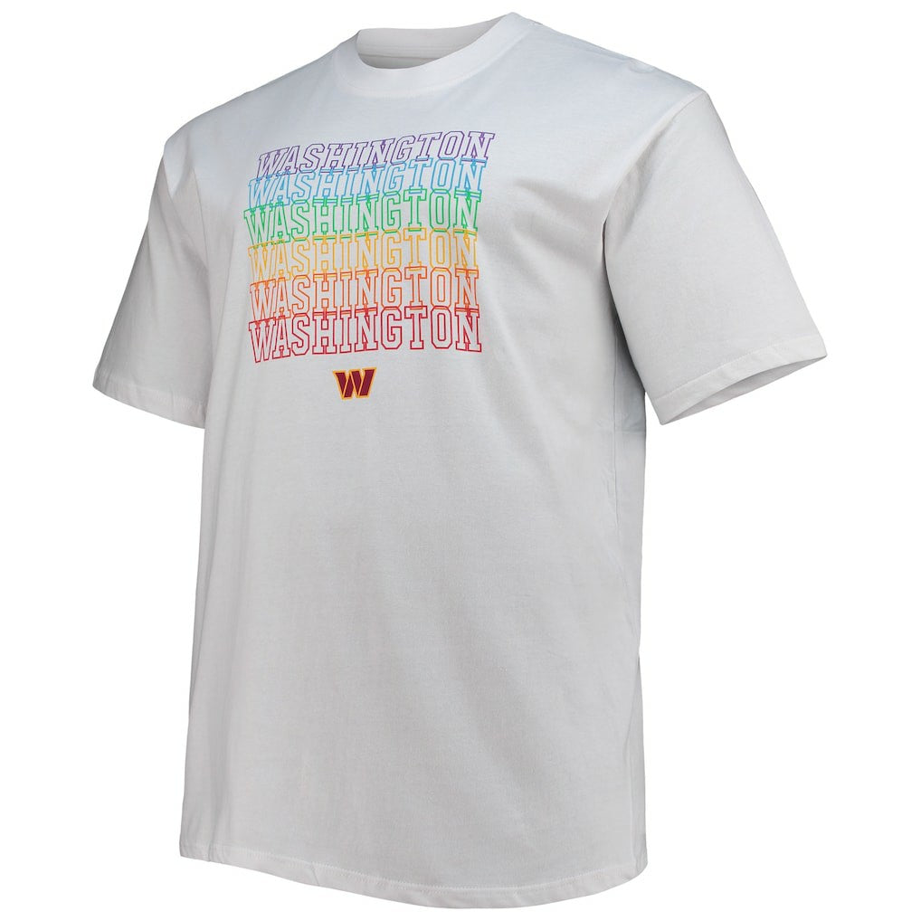 Washington Commanders Big & Tall City Pride T-Shirt - White online