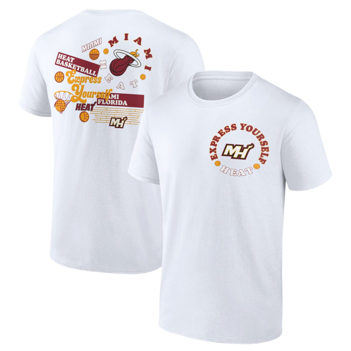 Miami Heat Street Collective T-Shirt - White | Fanatics shop