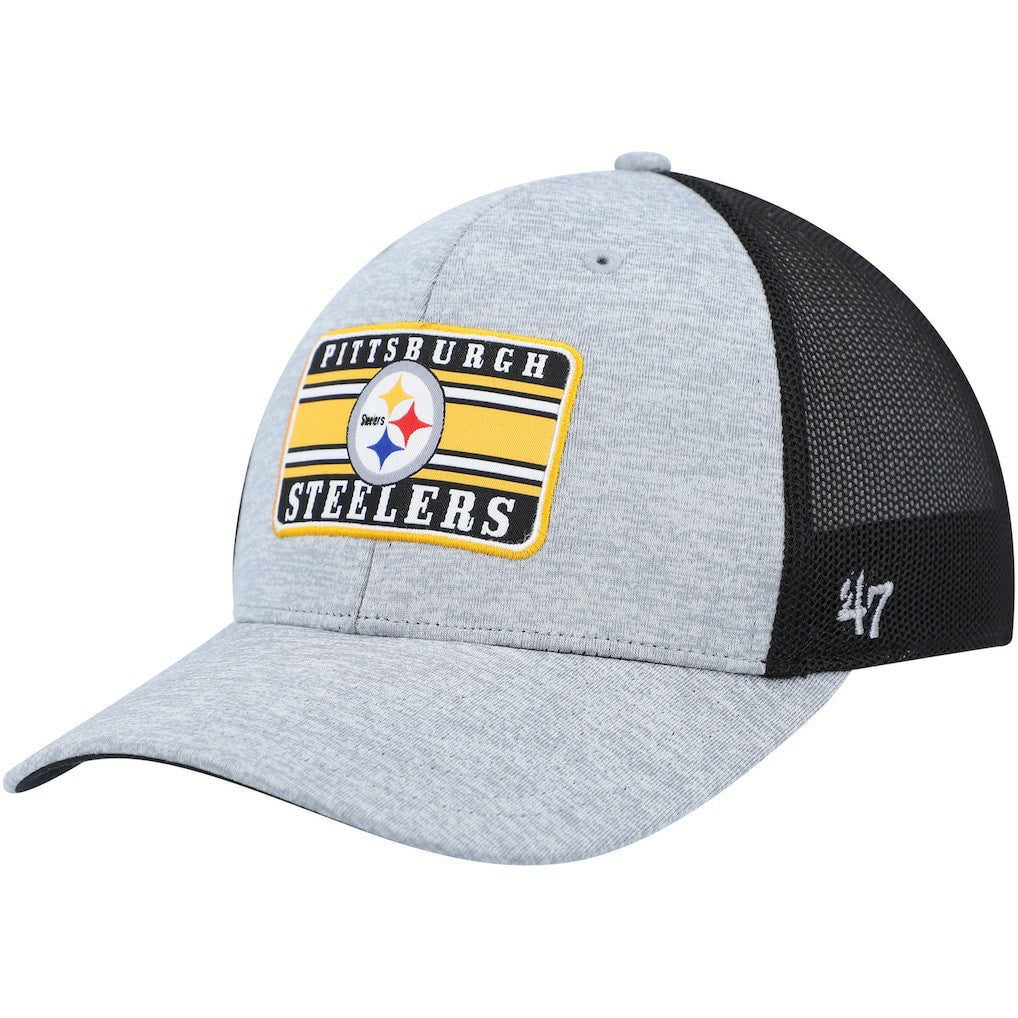 Pittsburgh Steelers '47 Motivator Flex Hat - Heathered Gray/Black outlet