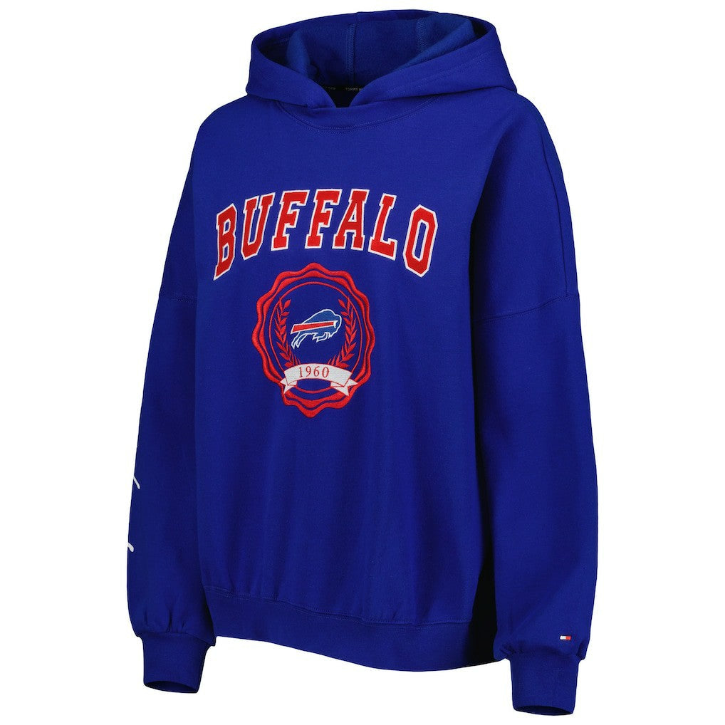 Buffalo Bills Tommy Hilfiger Women's Becca Drop Shoulder Pullover Hoodie - Royal cheap