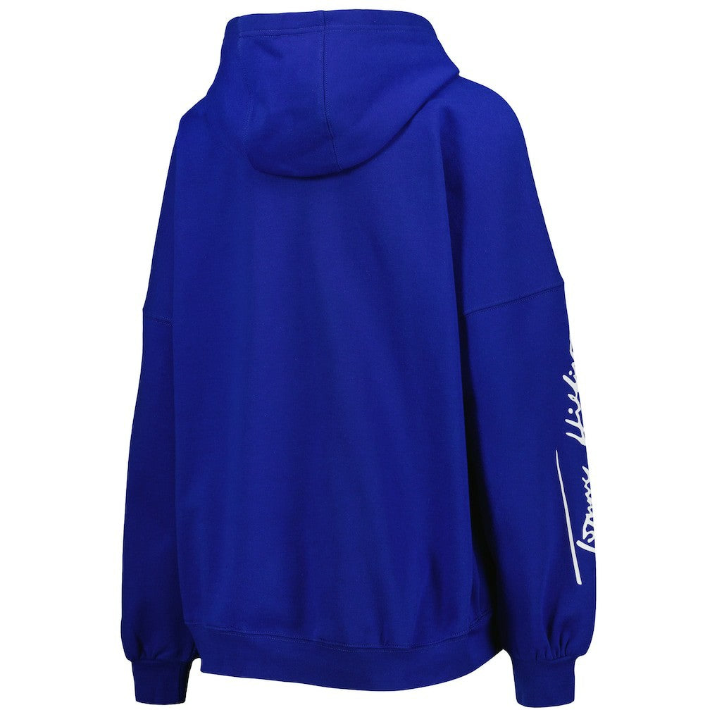 Buffalo Bills Tommy Hilfiger Women's Becca Drop Shoulder Pullover Hoodie - Royal cheap