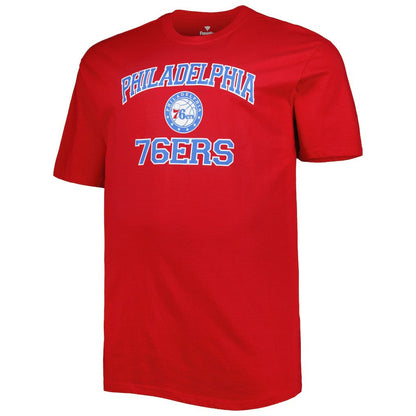 Philadelphia 76ers Big & Tall Heart & Soul T-Shirt - Red on sale