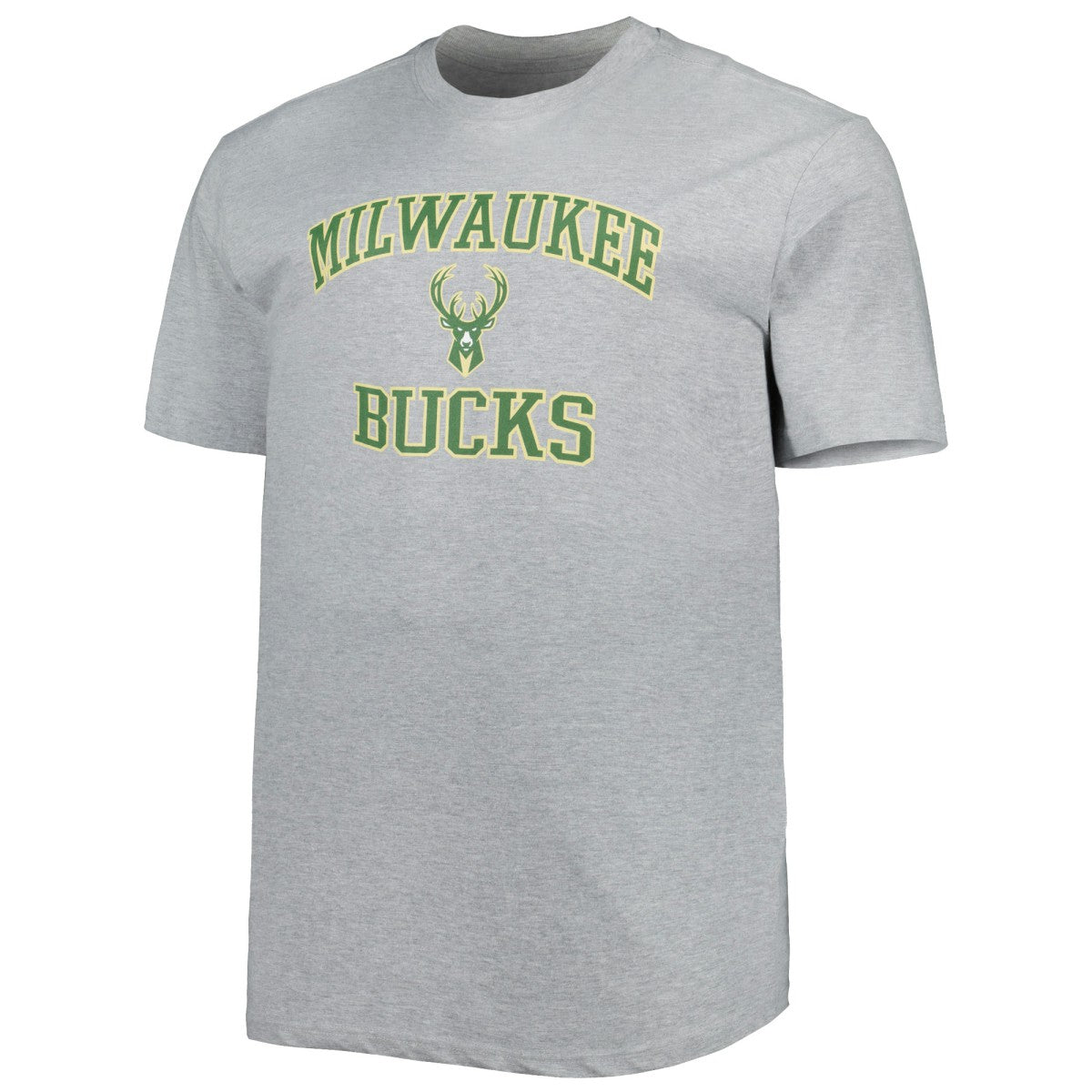 Milwaukee Bucks Big & Tall Heart & Soul T-Shirt - Heathered Gray for sale