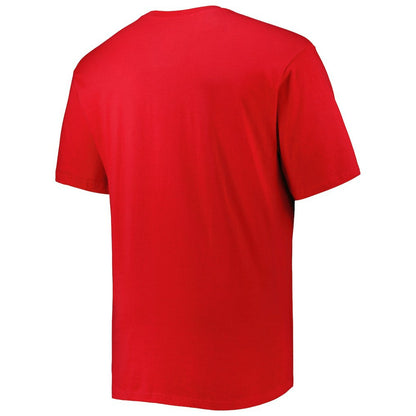 Atlanta Hawks Big & Tall Heart & Soul T-Shirt - Red for sale