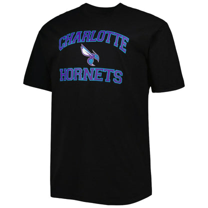 Charlotte Hornets Big & Tall Heart & Soul T-Shirt - Black on sale