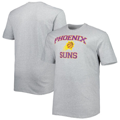 Phoenix Suns Big & Tall Heart & Soul T-Shirt - Heathered Gray cheap