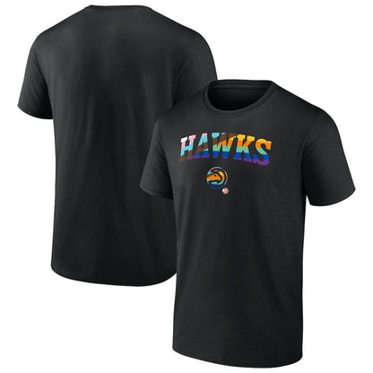 Atlanta Hawks Logo Pride T-Shirt - Black discount