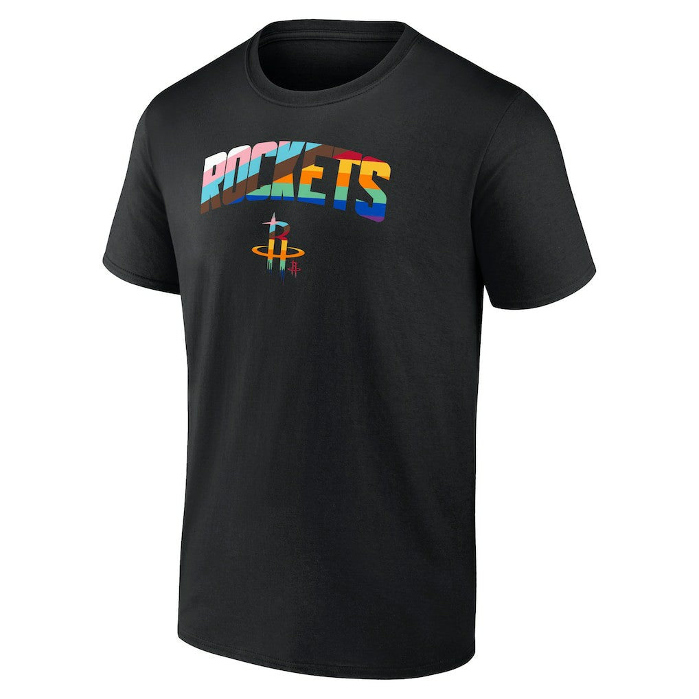 Houston Rockets Pride T-Shirt - Black on sale