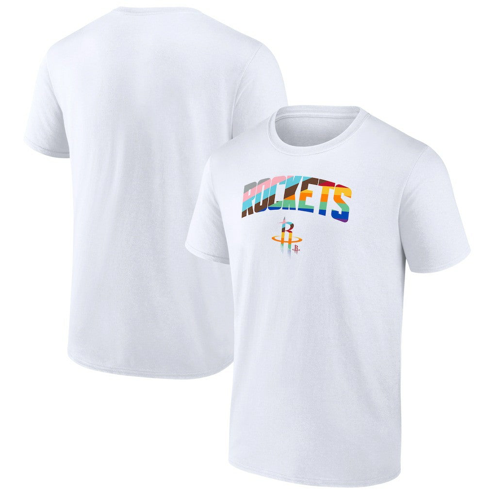 Houston Rockets Pride T-Shirt - White for sale