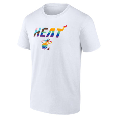 Miami Heat Pride T-Shirt - White discount