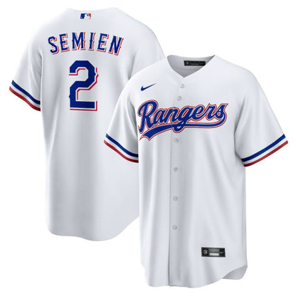 Marcus Semien Texas Rangers Home Replica Player Jersey - White | Nike