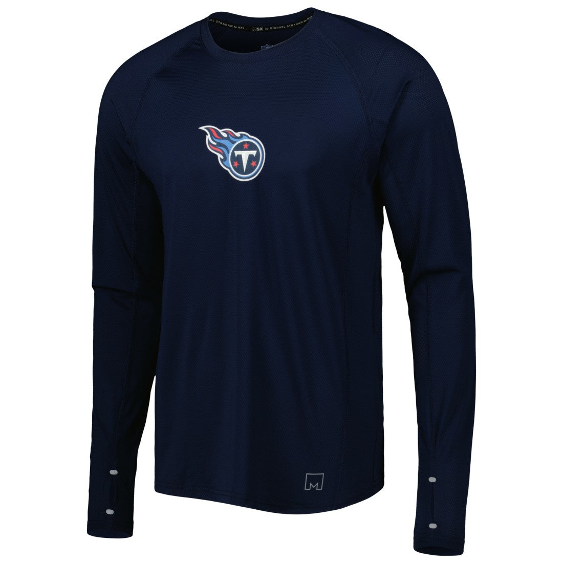 Tennessee Titans MSX by Michael Strahan Interval Long Sleeve Raglan T-Shirt - Navy online