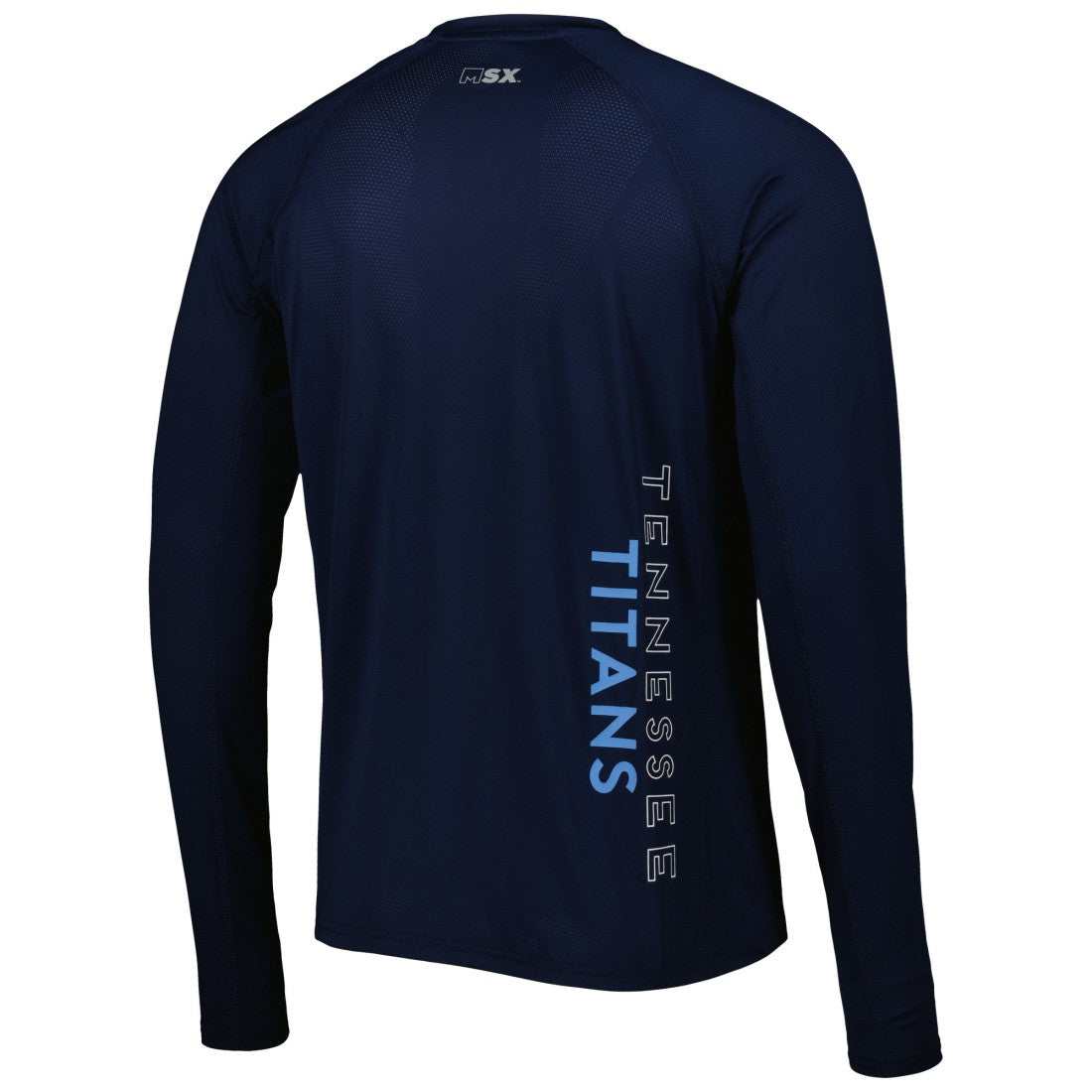 Tennessee Titans MSX by Michael Strahan Interval Long Sleeve Raglan T-Shirt - Navy online