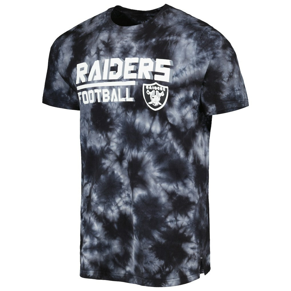 Las Vegas Raiders MSX by Michael Strahan Recovery Tie-Dye T-Shirt - Black discount