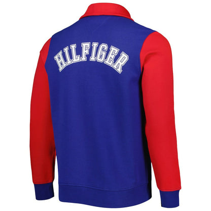 Buffalo Bills Tommy Hilfiger Aiden Quarter-Zip Sweatshirt - Royal/Red for sale