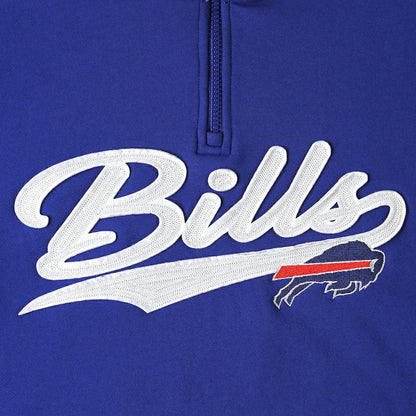 Buffalo Bills Tommy Hilfiger Aiden Quarter-Zip Sweatshirt - Royal/Red for sale