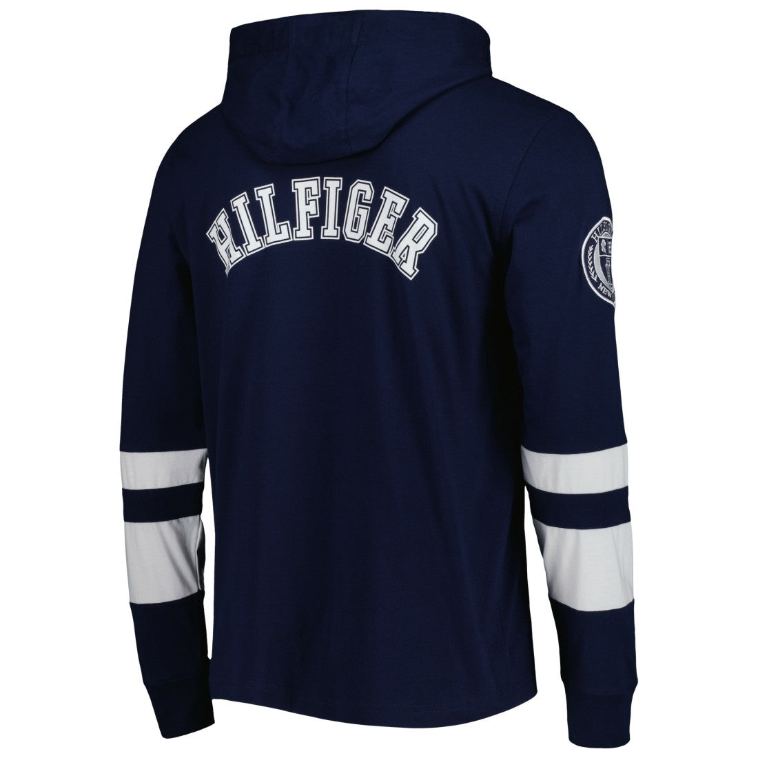Tennessee Titans Tommy Hilfiger Alex Long Sleeve Hoodie T-Shirt - Navy/White sale