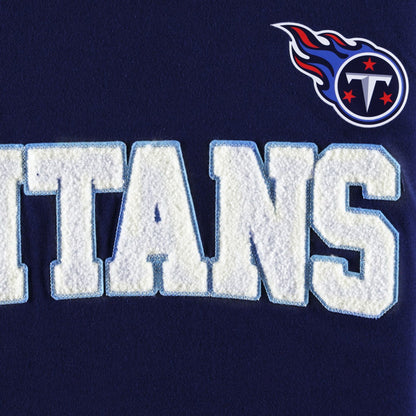 Tennessee Titans Tommy Hilfiger Alex Long Sleeve Hoodie T-Shirt - Navy/White sale