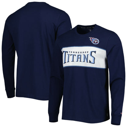 Tennessee Titans Tommy Hilfiger Peter Team Long Sleeve T-Shirt - Navy for sale