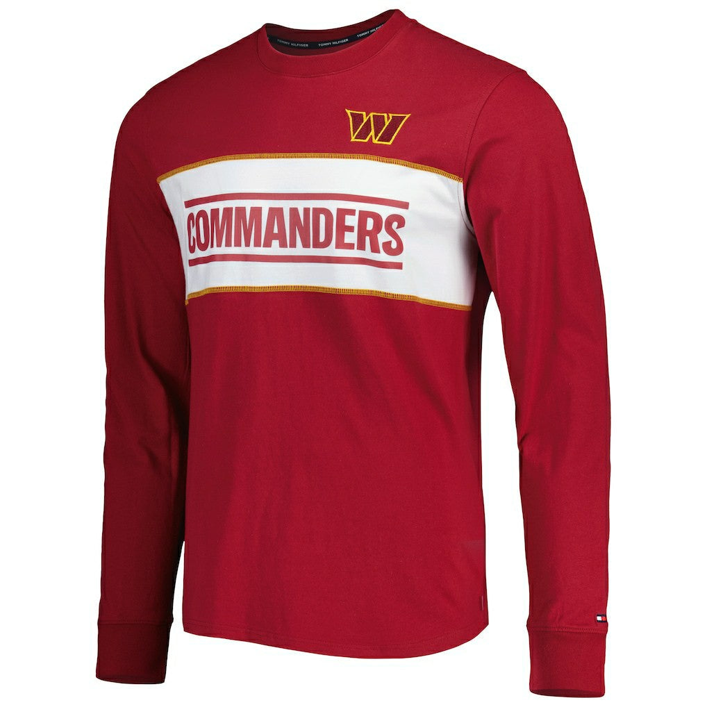 Washington Commanders Tommy Hilfiger Peter Team Long Sleeve T-Shirt - Burgundy for sale