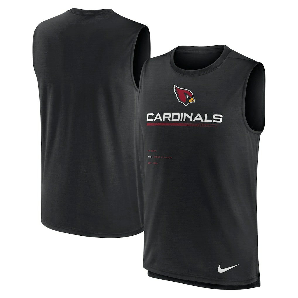Arizona Cardinals Muscle Trainer Tank Top - Black | Nike for sale