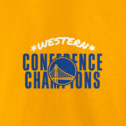 Golden State Warriors Women's 2022 Western Conference Champions Balanced Attack Roster V-Neck T-Shirt sale - Gold | Fanatics shop
