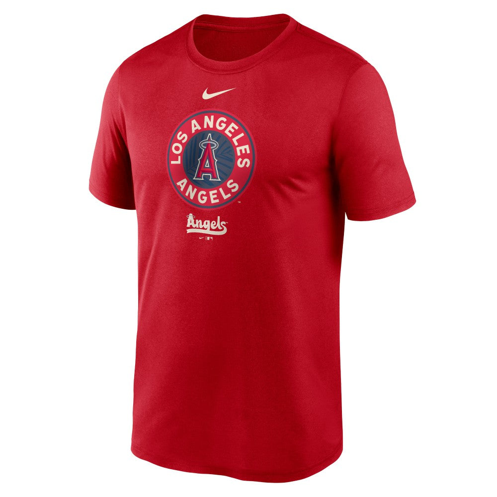 Los Angeles Angels City Connect Logo T-Shirt - Red | Nike
