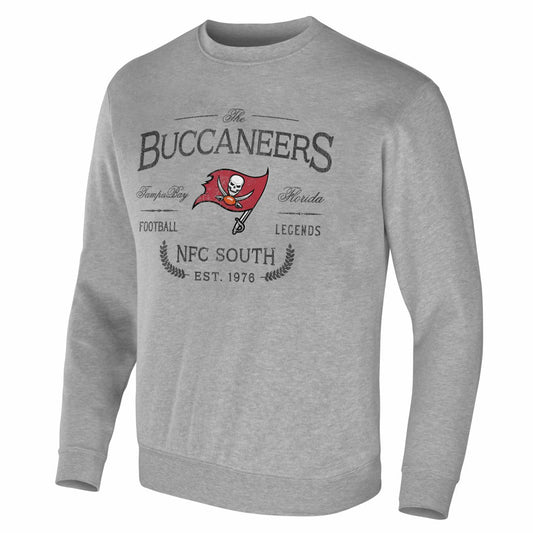 Tampa Bay Buccaneers NFL x Darius Rucker Collection Pullover Sweatshirt - Heather Gray on sale