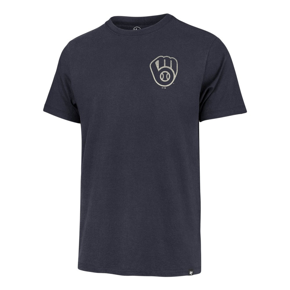 Milwaukee Brewers Turn Back Franklin T-Shirt - Navy | 47 brand