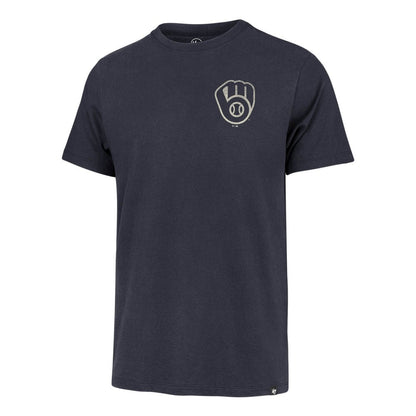 Milwaukee Brewers Turn Back Franklin T-Shirt - Navy | 47 brand