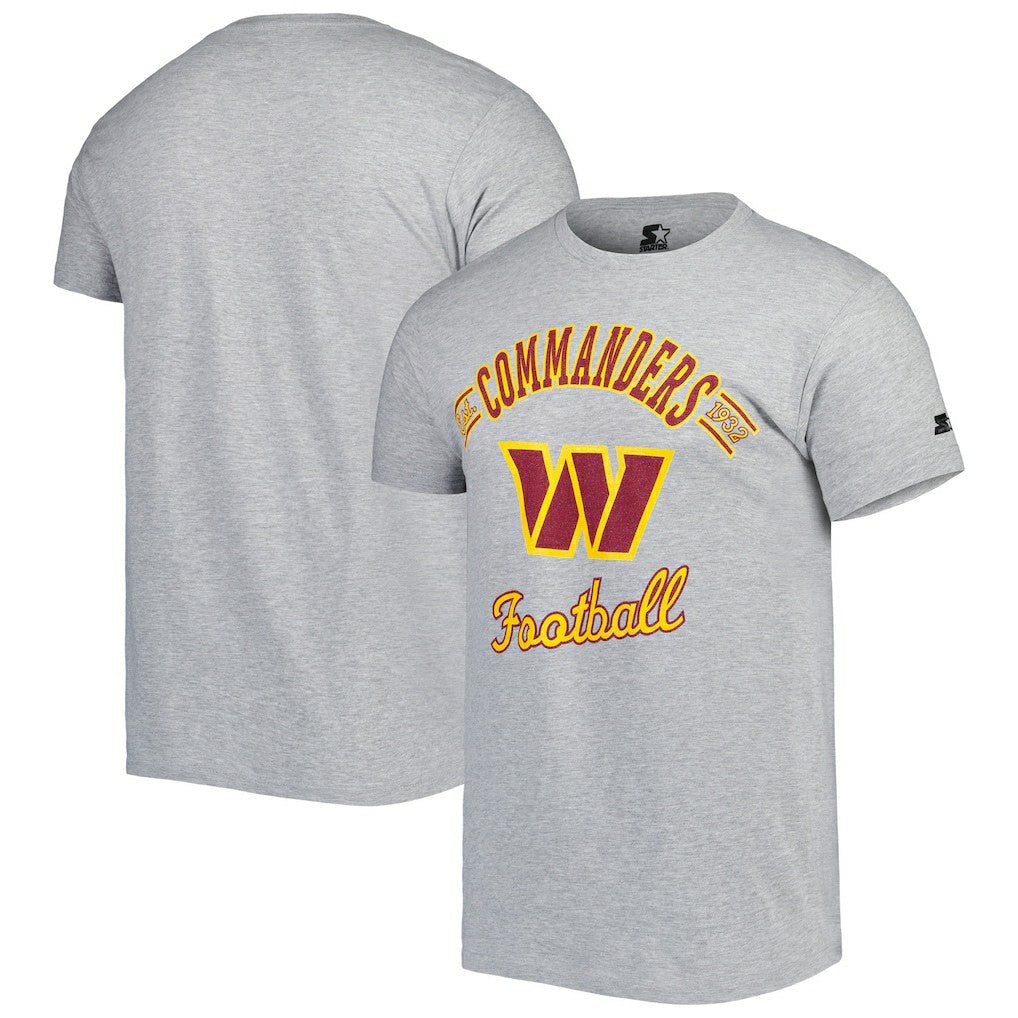 Washington Commanders Starter Prime Time T-Shirt - Heathered Gray discount