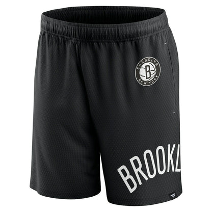 Brooklyn Nets Free Throw Mesh Shorts - Black | Fanatics for sale