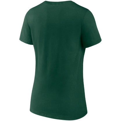 Milwaukee Bucks Women's Hometown Collection Brew City V-Neck T-Shirt - Hunter Green | Fanatics outlet