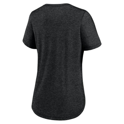 Arizona Diamondbacks Women's Rewind Arch Mix Tri-Blend T-Shirt - Heather Black | Nike