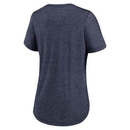 Chicago White Sox Women's Rewind Arch Mix Tri-Blend T-Shirt - Heather Navy | Nike