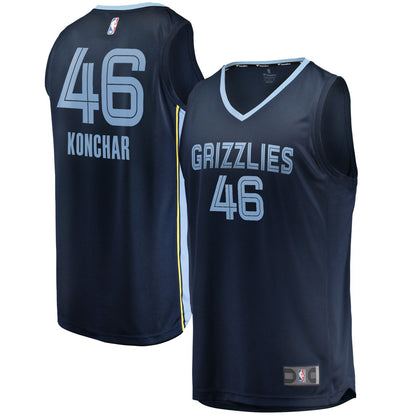 John Konchar Memphis Grizzlies Fast Break Replica Jersey - Icon Edition - Navy | Fanatics cheap