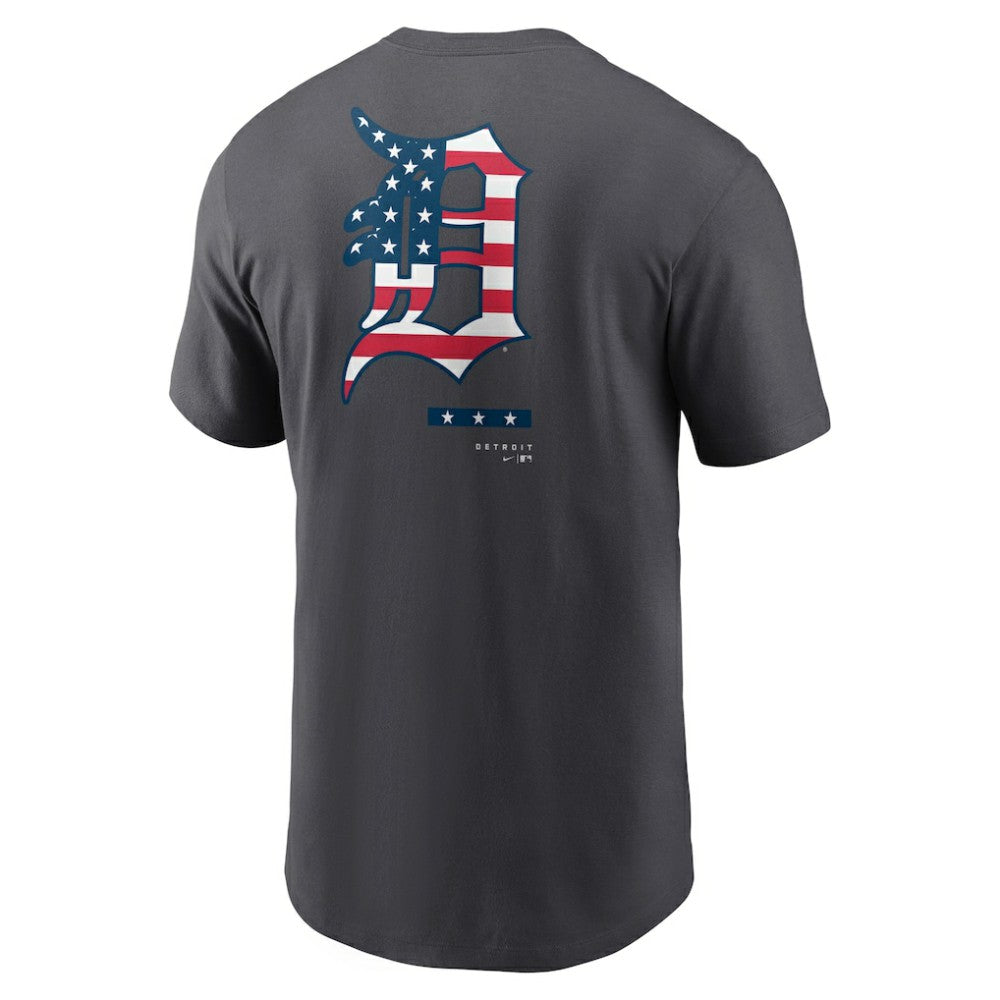 Detroit Tigers Americana T-Shirt - Anthracite | Nike