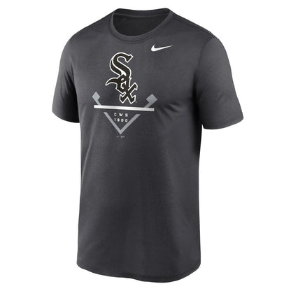 Chicago White Sox Big & Tall Icon Legend Performance T-Shirt - Anthracite | Nike