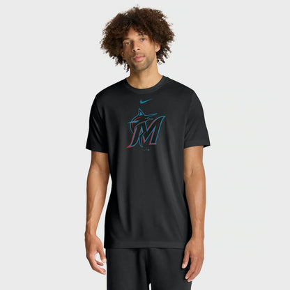 Miami Marlins New Legend Dri-FIT T-Shirt - Black | Nike