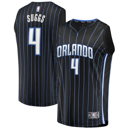 Jalen Suggs Orlando Magic Youth 2021/22 Fast Break Replica Jersey - Icon Edition - Black | Fanatics cheap