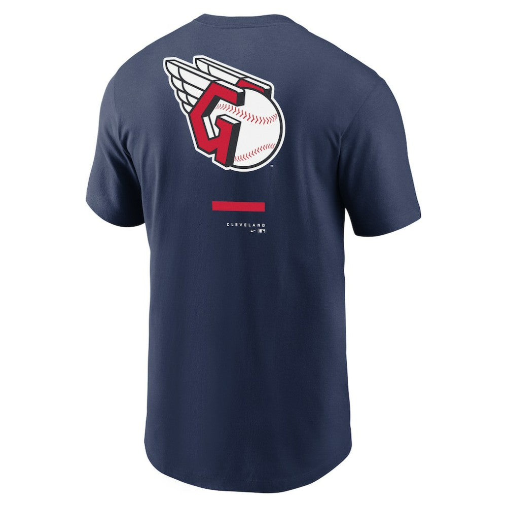 Cleveland Guardians Over the Shoulder T-Shirt - Navy | Nike